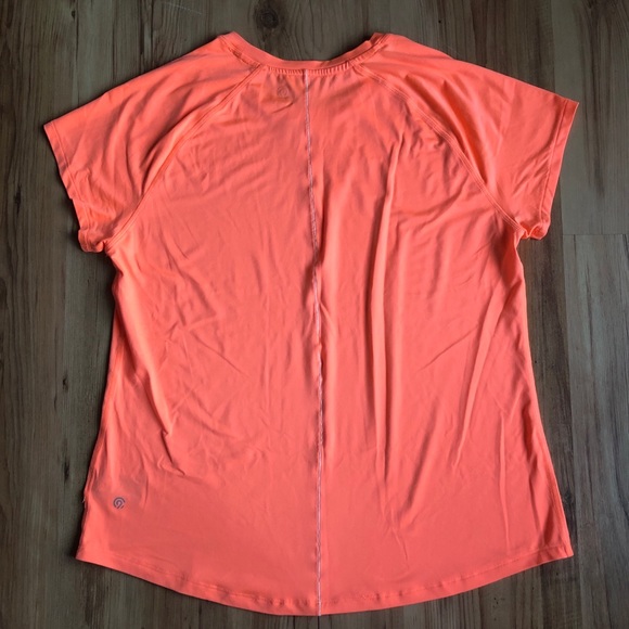 CHAMPION Active Shirt Large Neon Orange Women’s - Picture 4 of 12